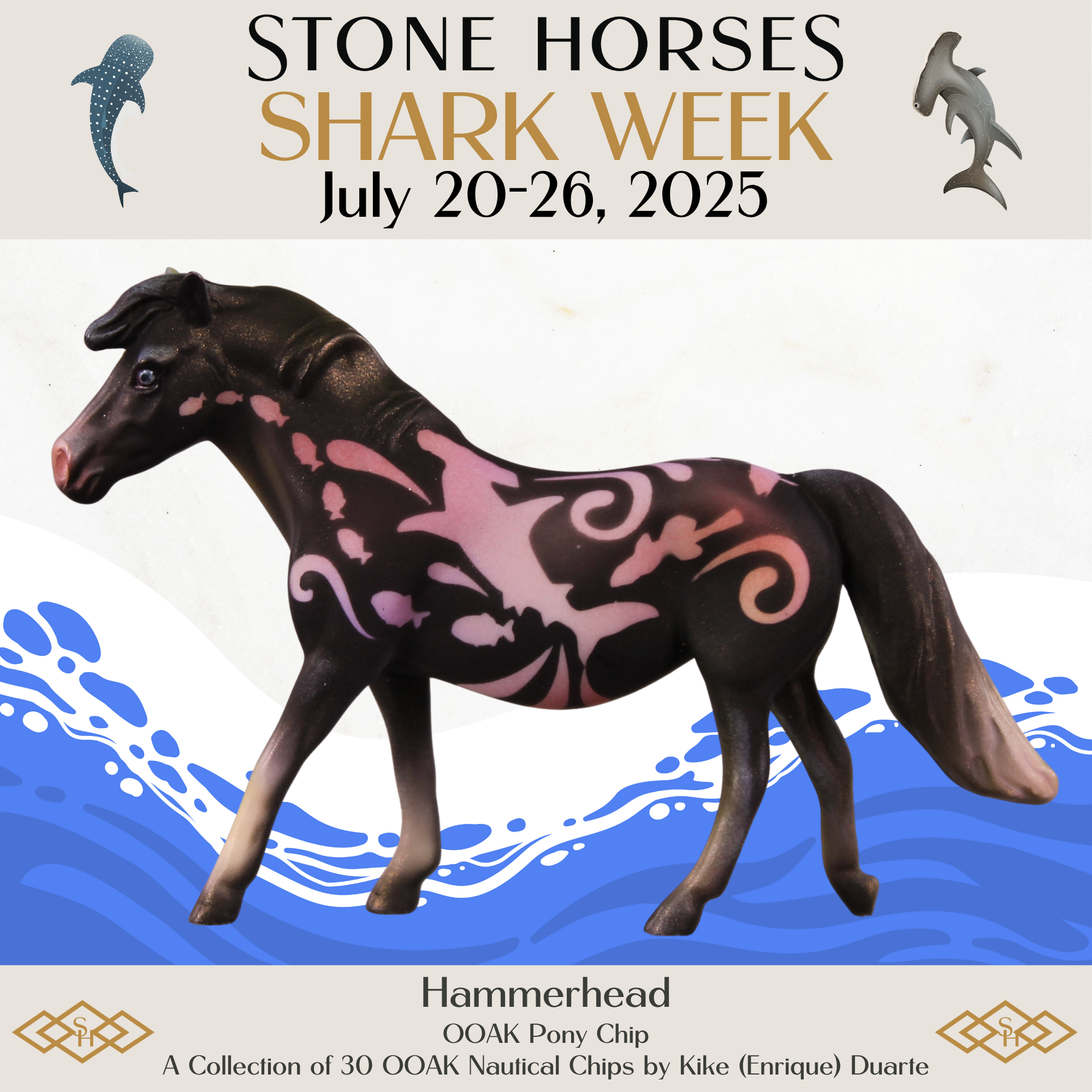 Hammerhead OOAK Pony Chip by Kike Duarte SCD25