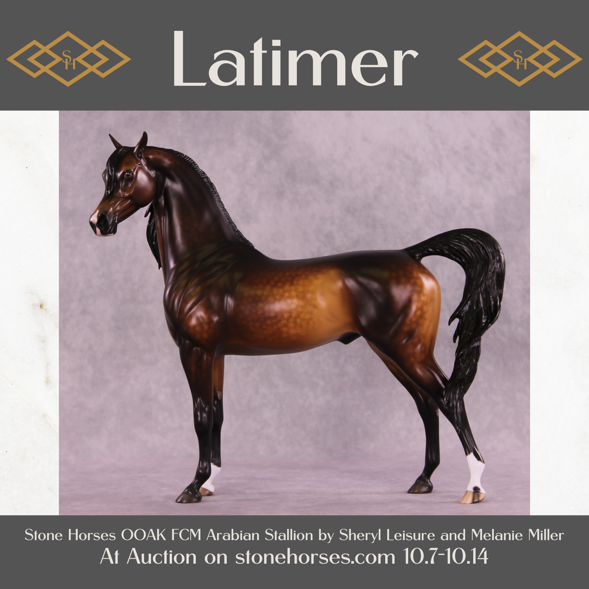 Latimer OOAK FCM Arabian Stallion by Sheryl Leisure Best Offer 10/21/25