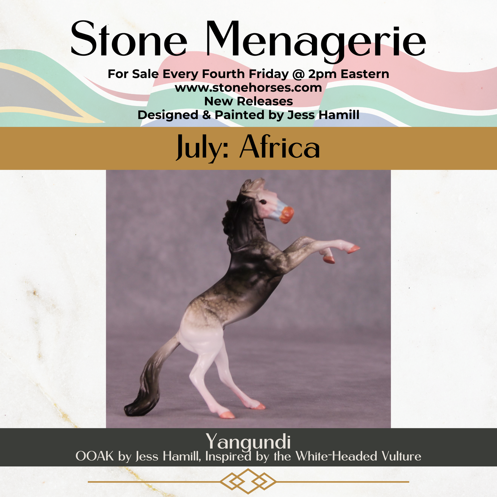 Yangundi OOAK Rearing Chip by Jess Hamill MS25