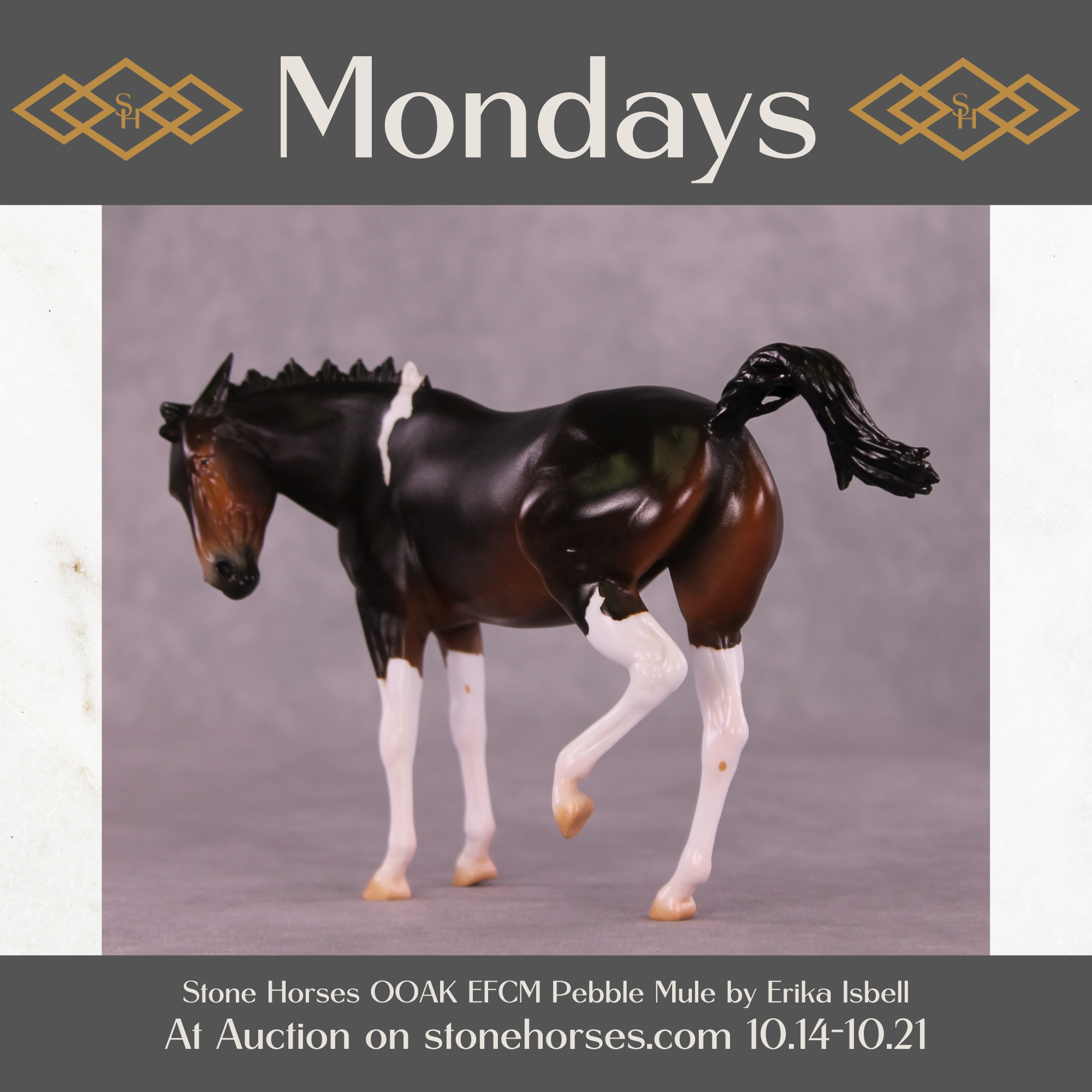 Mondays OOAK EFCM Pebble Mule by Erika Isbell Best Offer 10/21/25