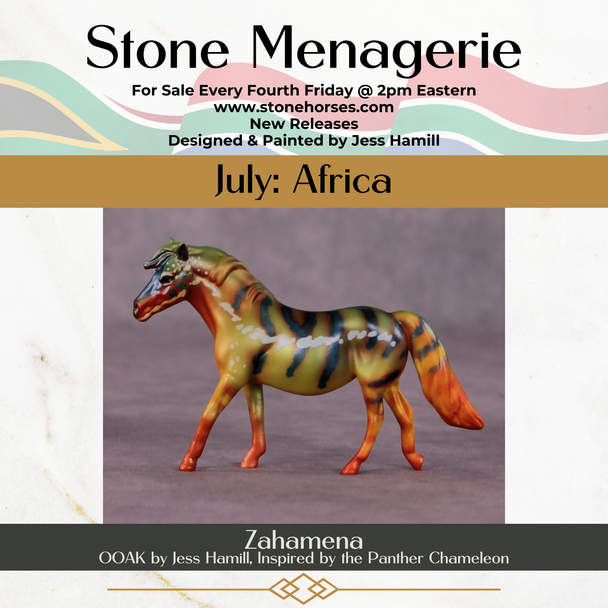 Zahamena OOAK Pony Chip by Jess Hamill MS25