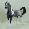 LYNDON JOHNSON - OOAK Dapple Rose Gray Pinto Arabian 2/15