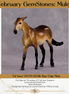 "Lil Sass" OOAK Custom Bay Mule Chip By Tiffany Purdy - GemStone Series