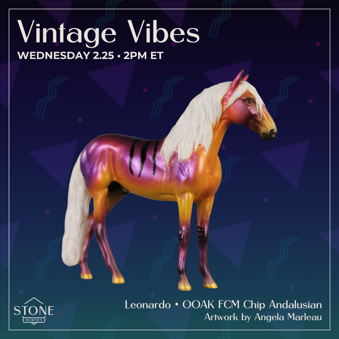 Leonardo OOAK FCM Chip Andalusian by Angela Marleau VTV26
