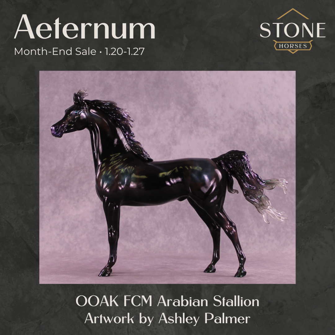 Aeternum OOAK FCM Arabian Stallion by Ashley Palmer SS0126