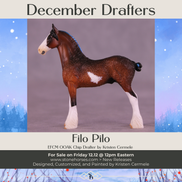Filo Pilo OOAK EFCM Chip Standing Drafter by Kristen Cermele GS1225
