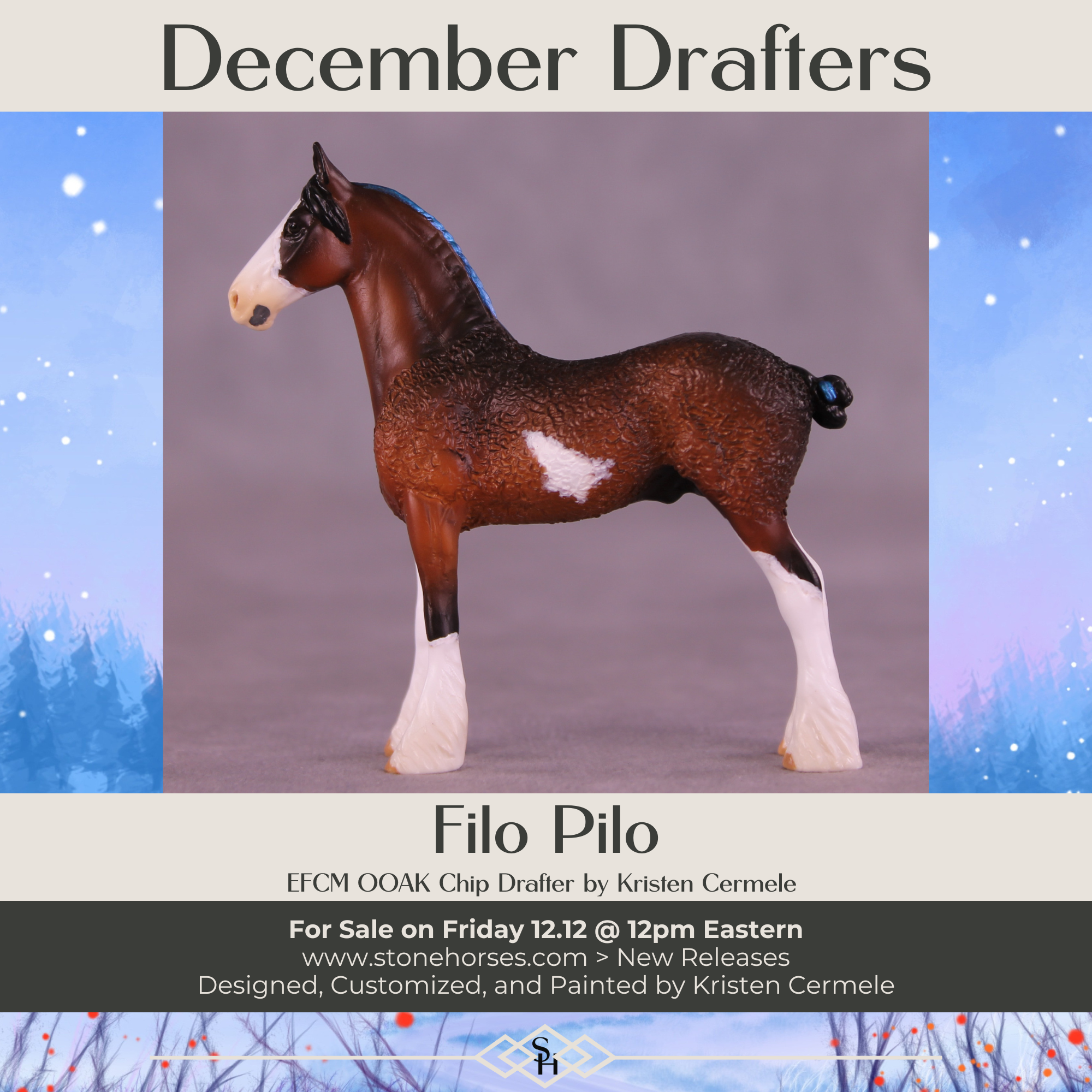 Filo Pilo OOAK EFCM Chip Standing Drafter by Kristen Cermele GS1225