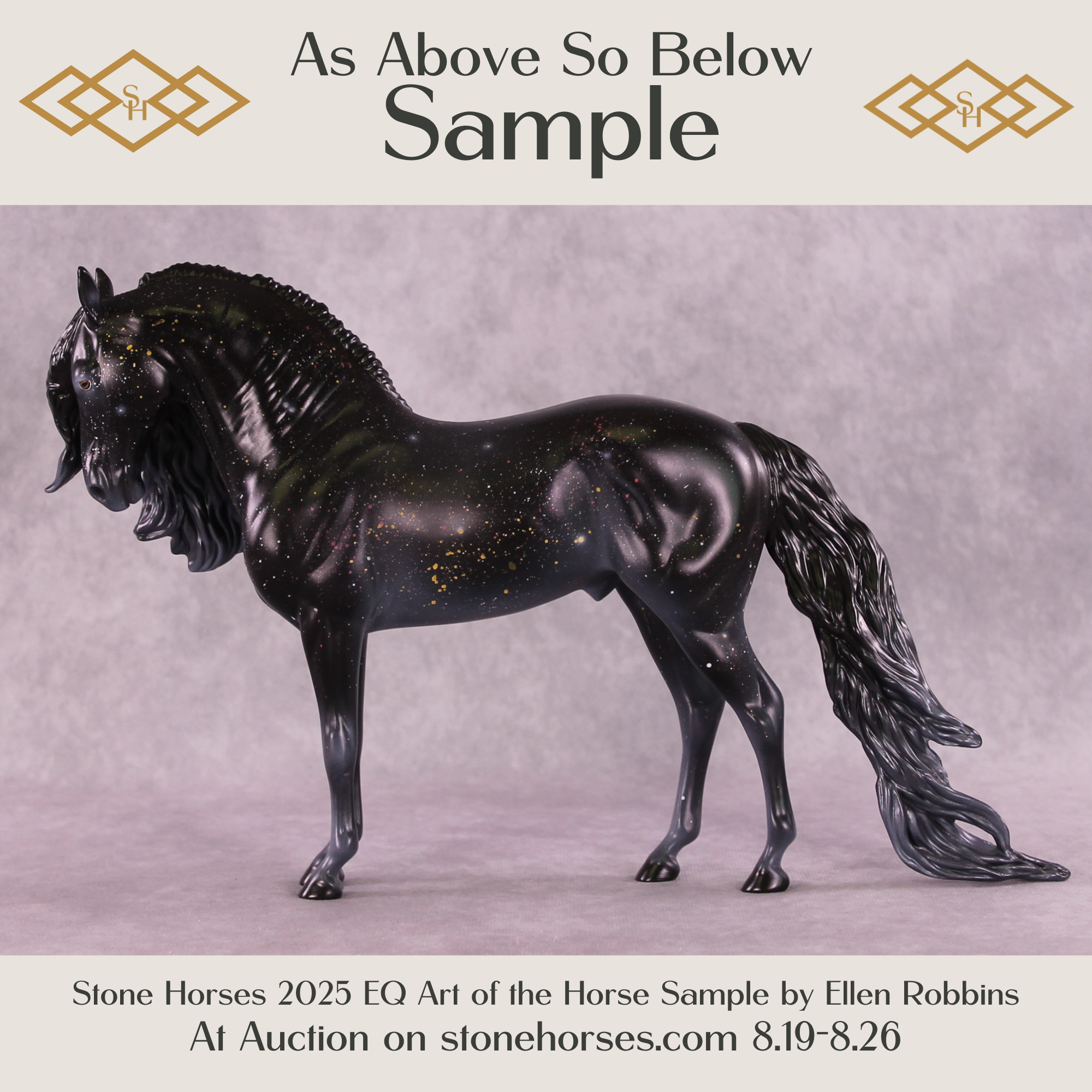 As Above So Below Sample FCM Andalusian by Ellen Robbins SS825
