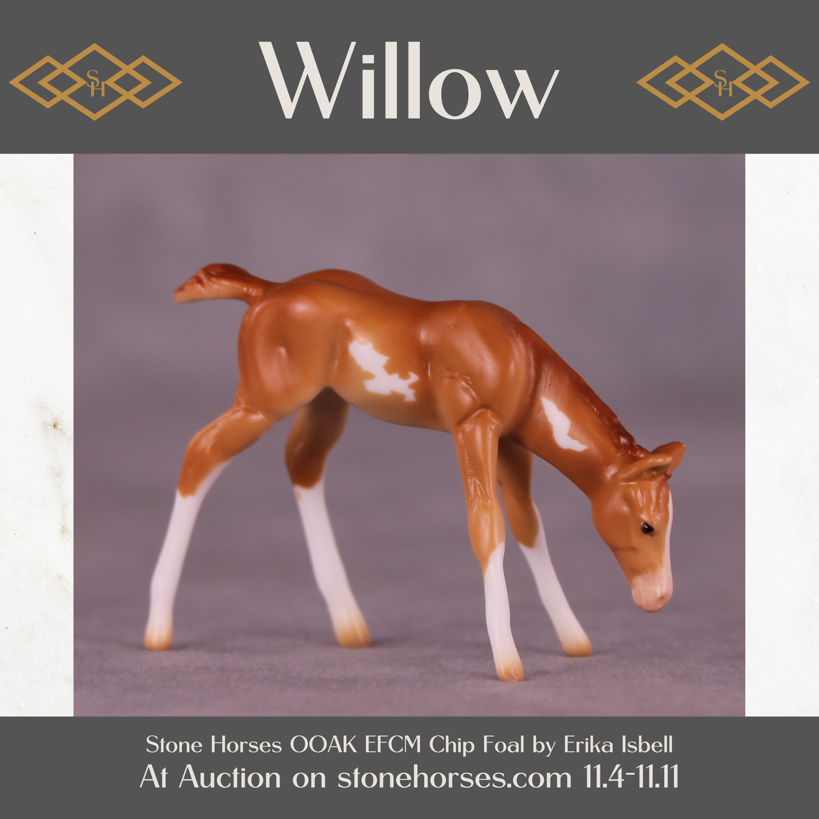 Willow OOAK EFCM Chip Foal by Erika Isbell Best Offer 11/11/25
