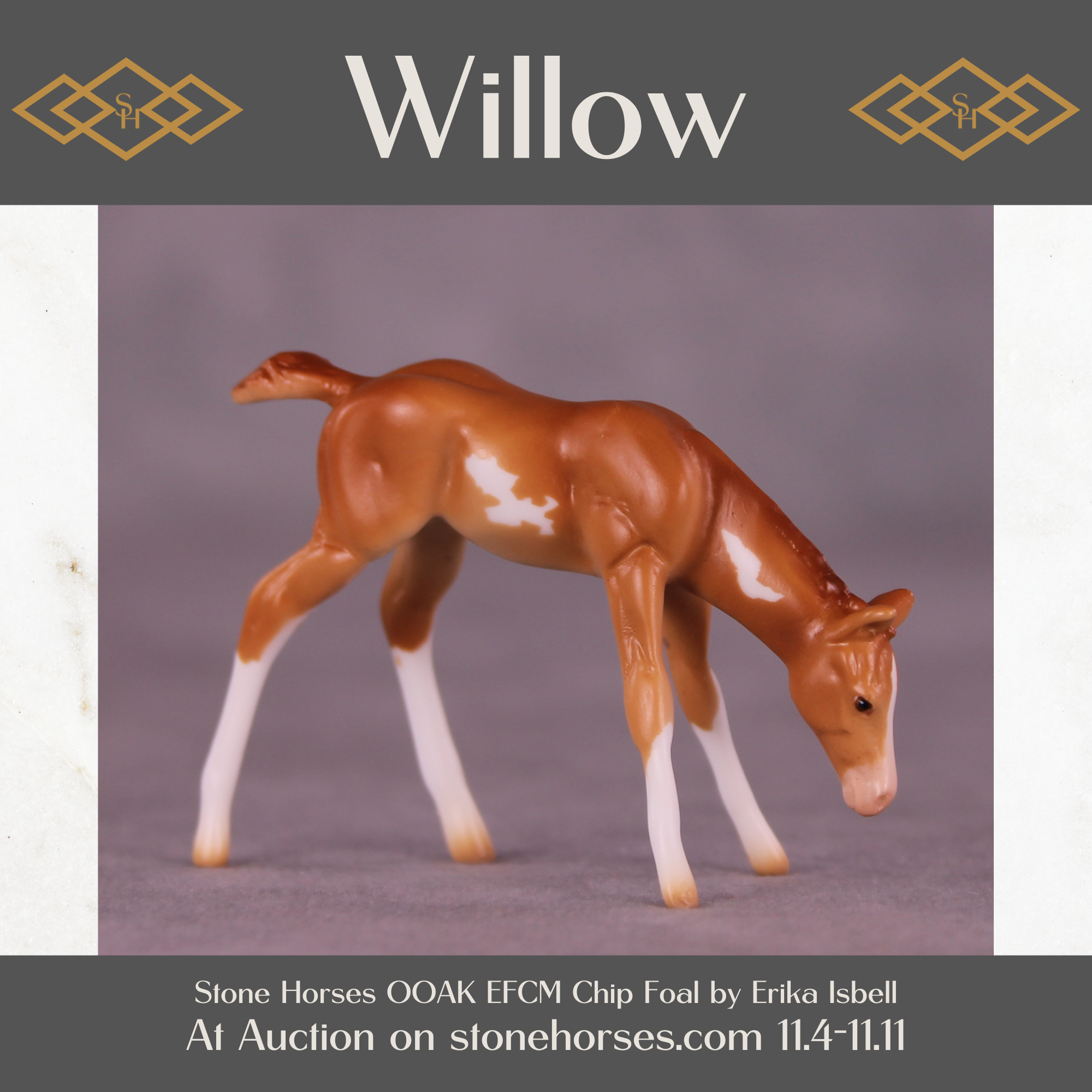 Willow OOAK EFCM Chip Foal by Erika Isbell Best Offer 11/11/25