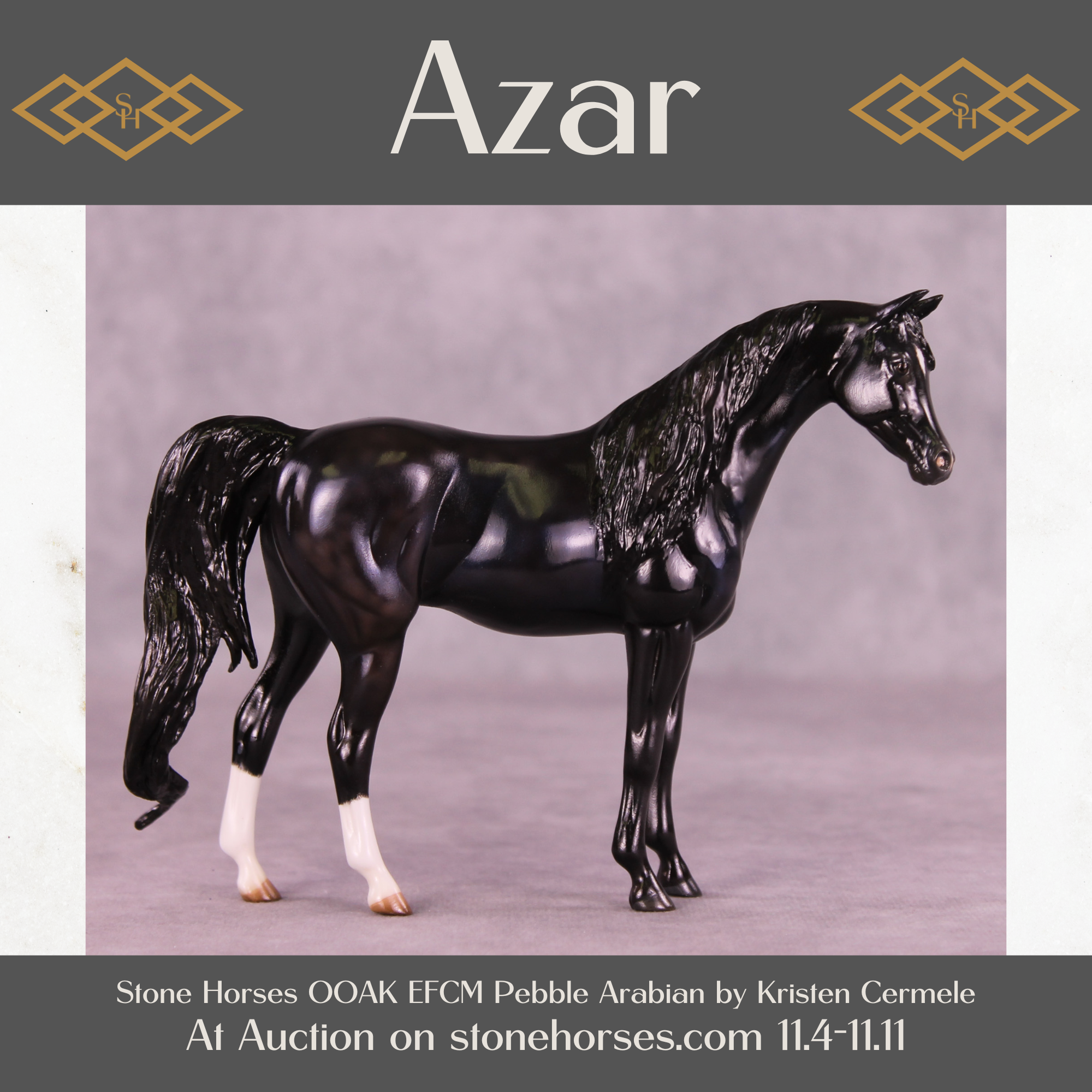Azar OOAK EFCM Pebble Arabian Mare by Kristen Cermele Best Offer 11/11/25