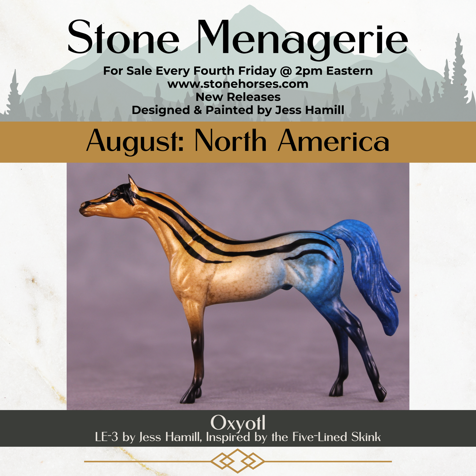 Oxyotl LE-3 Chip Arabian by Jess Hamill MS25