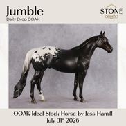 Jumble OOAK Ideal Stock Horse by Jess Hamill DDOOAKs26