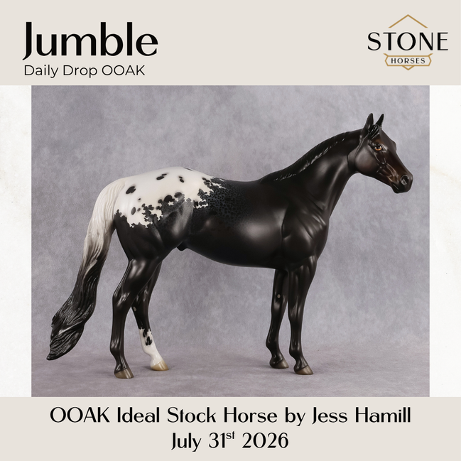 Jumble OOAK Ideal Stock Horse by Jess Hamill DDOOAKs26