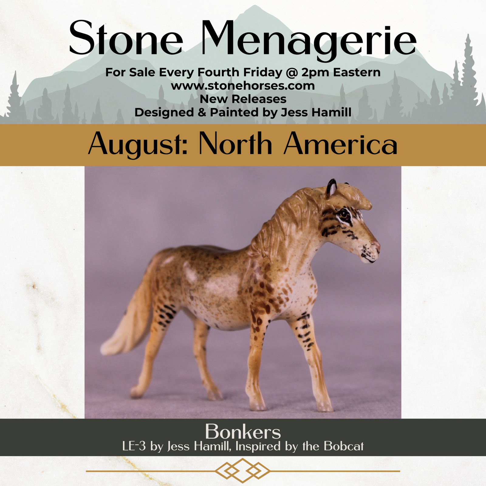 Bonkers LE-3 Chip Pony by Jess Hamill MS25