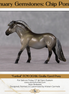 "Farikal" OOAK Custom Grulla Pony Chip By Kristen Cermele - Gemstone Series