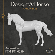 Design-A-Horse NEW FCM Andalusian March Release DAH26 PM0269