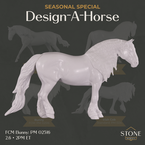 February Special Design-A-Horse FCM Bunny SDAH26