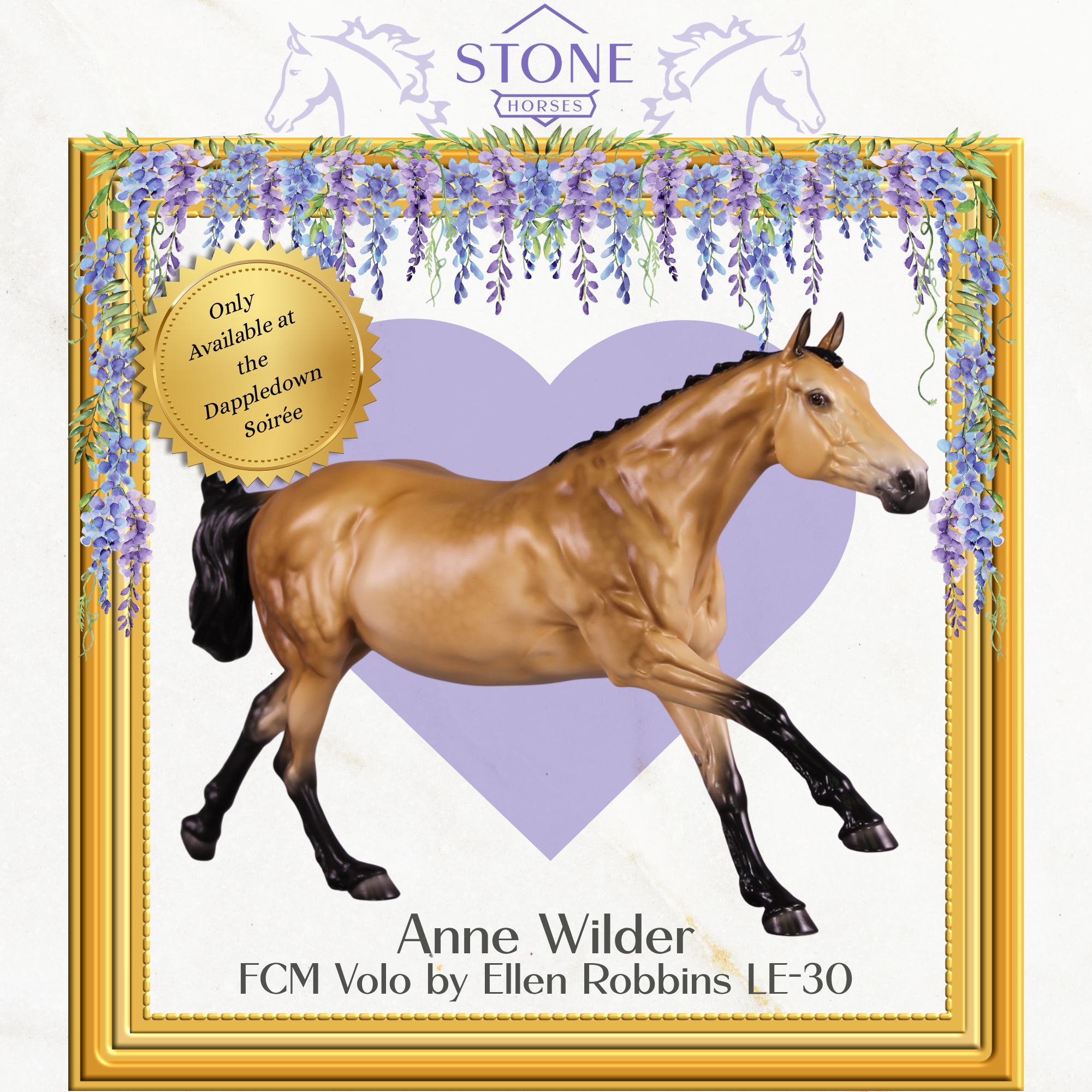 Dappledown Soirée "Anne Wilder" GLOSSY LE-30 Volo by Ellen Robbins EQ25