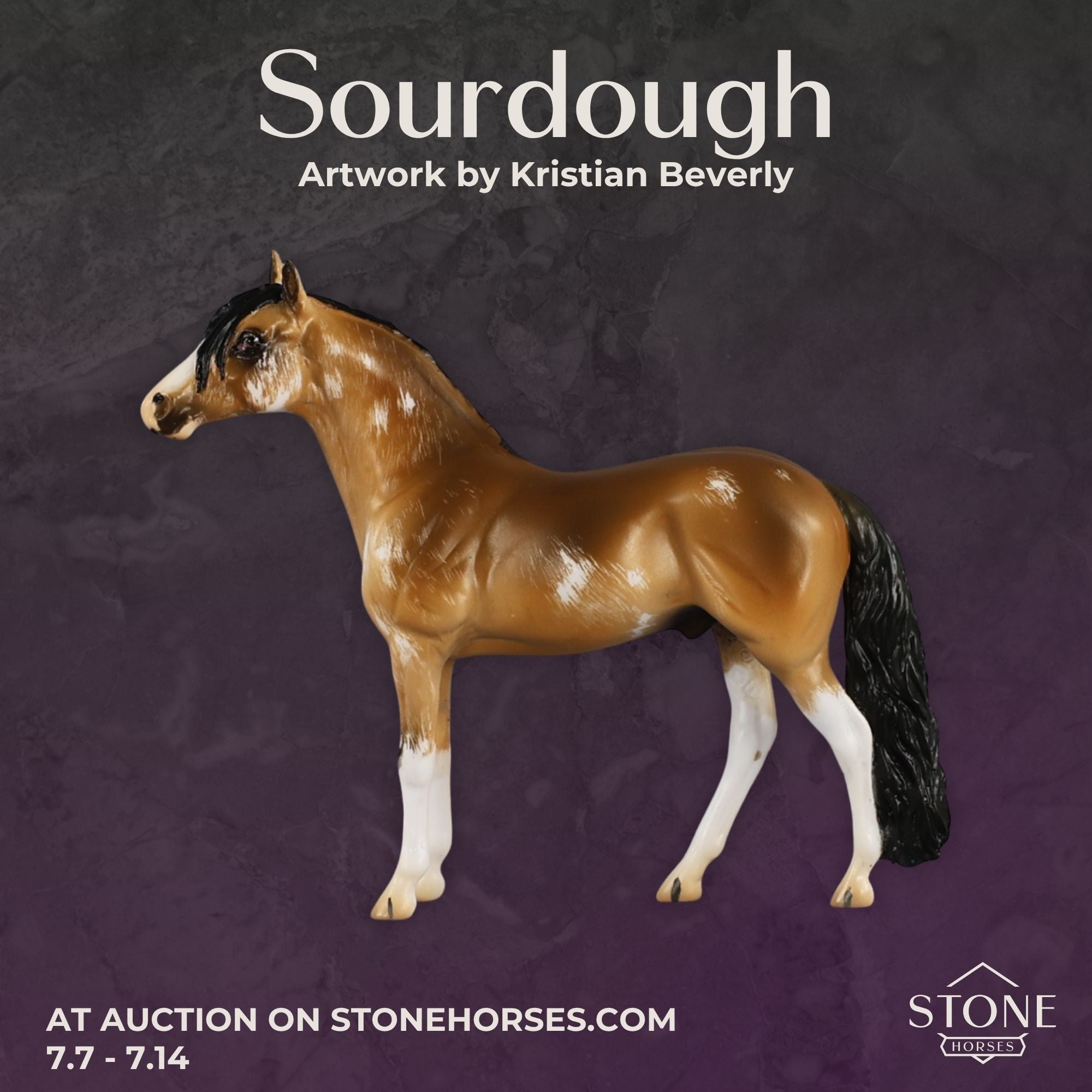 Sourdough OOAK Chip Andalusian by Kristian Beverly EQ26