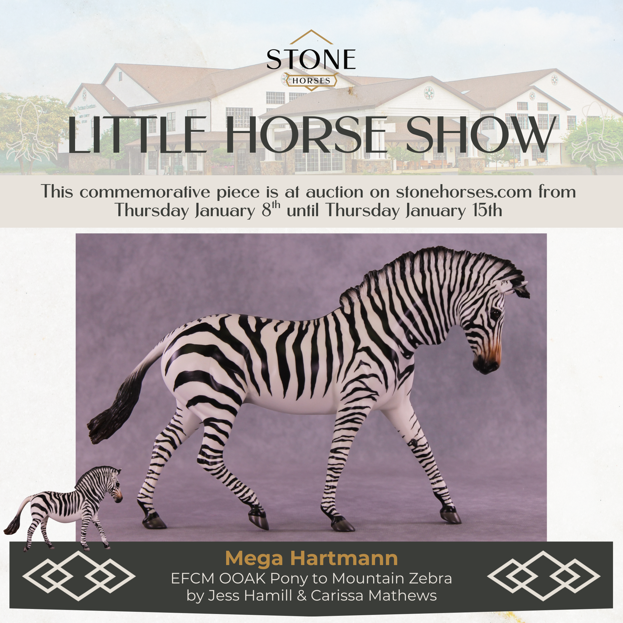 Mega Hartmann OOAK EFCM Pony by Jess Hamill &amp; Carissa Mathews SCD26