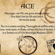 Ace LE 5 Dappled Bay with Lavender Sheen Thoroughbred By Ellen Robbins MM24 Run