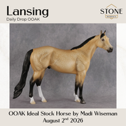 Lansing OOAK Ideal Stock Horse by Madi Wiseman DDOOAKs26