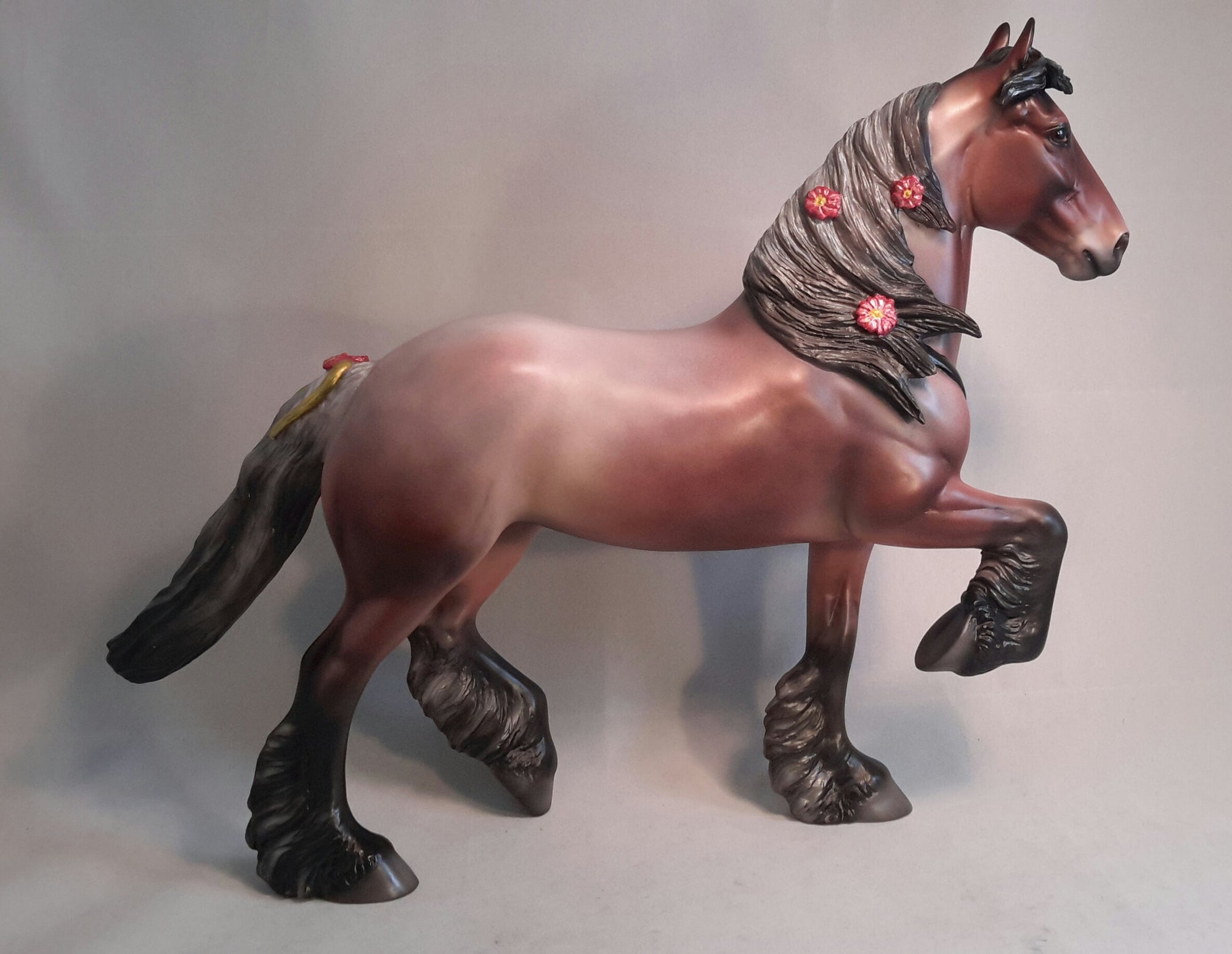 OOAK Custom Trotting Drafter Horse