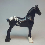 ANT JO -  Appaloosa Chip Drafter Model Horse