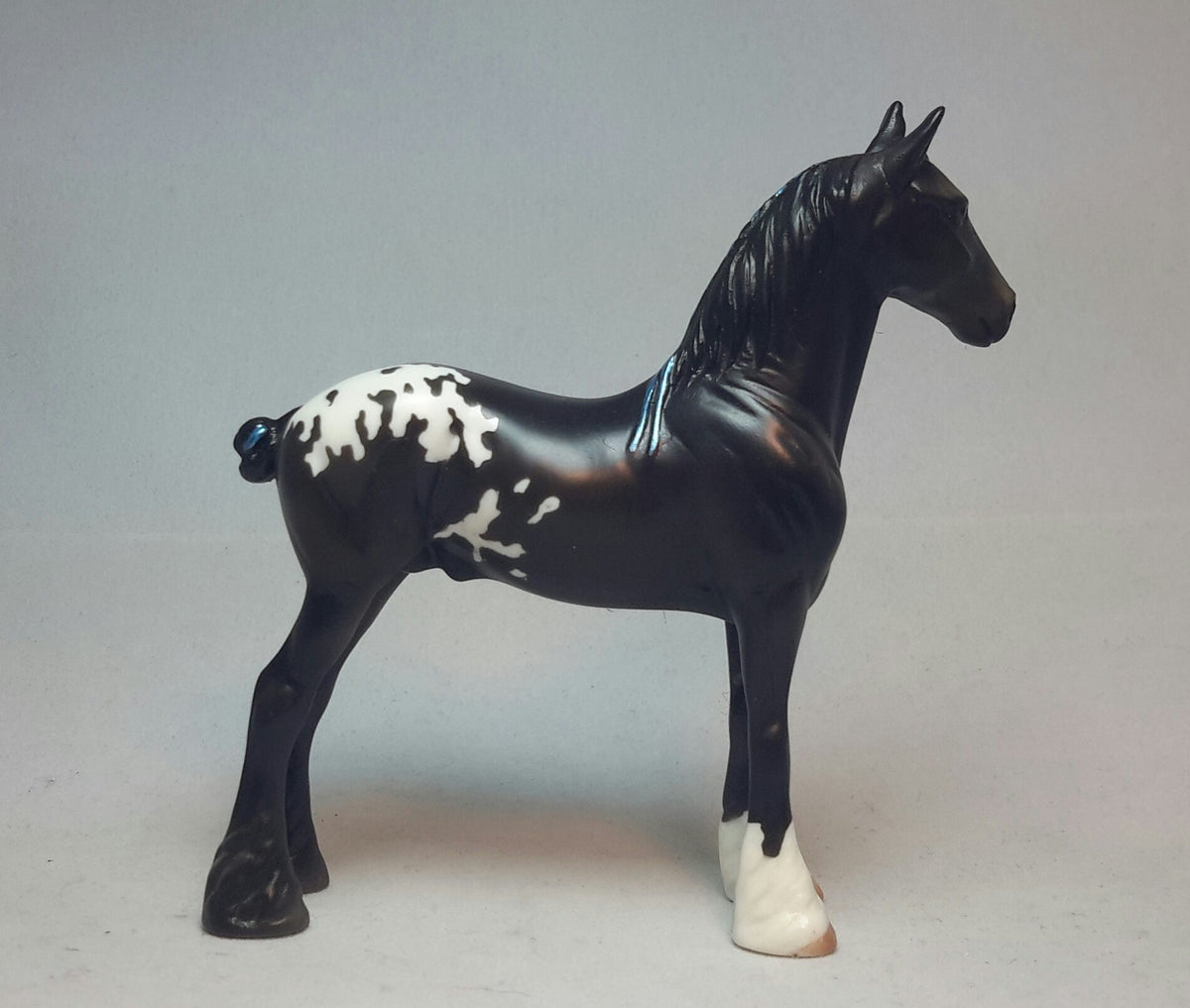 ANT JO -  Appaloosa Chip Drafter Model Horse