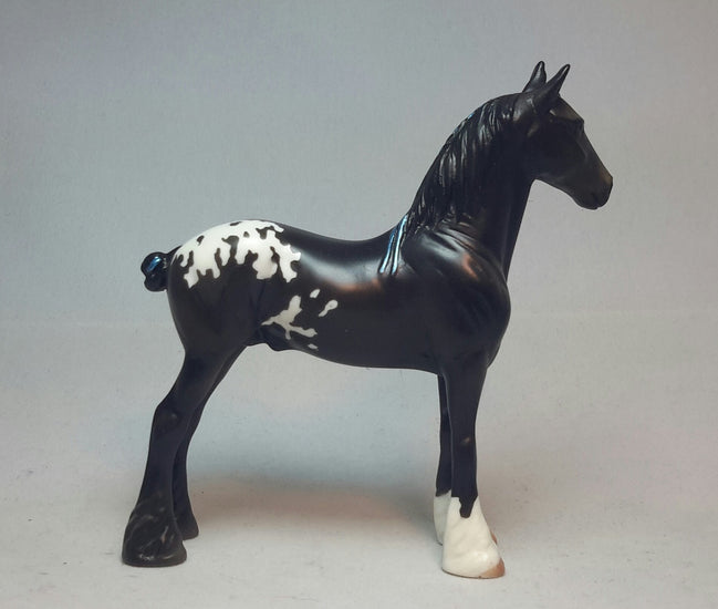 ANT JO -  Appaloosa Chip Drafter Model Horse