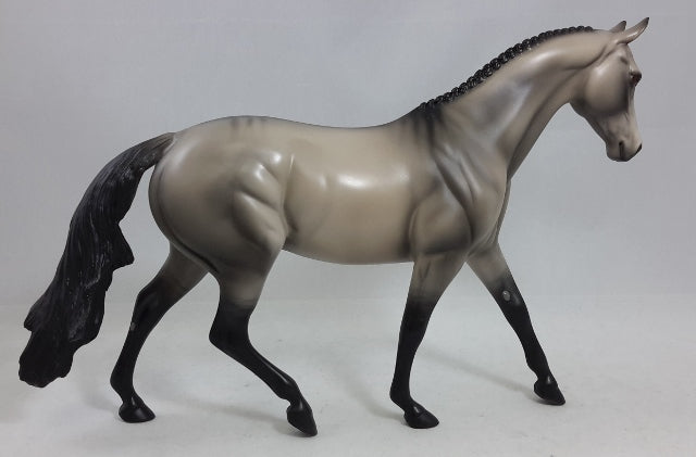 RAINA - Fine Grulla English Pony Model Horse
