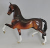 TRAFFIC JAM - OOAK Seal Bay Saddlebred Model Horse