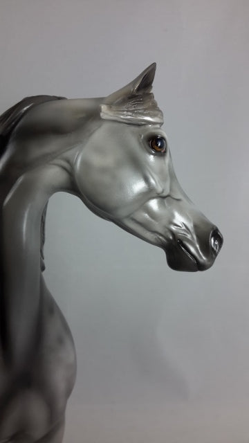 TANTALIZING TUTOR - OOAK Dark Dapple Gray Arabian