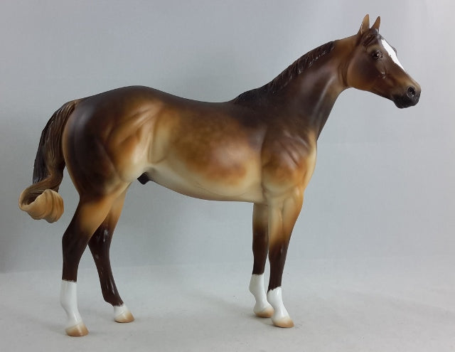 RUM RUNNER - Chestnut Horse Sculpture by Sheila Bishop
