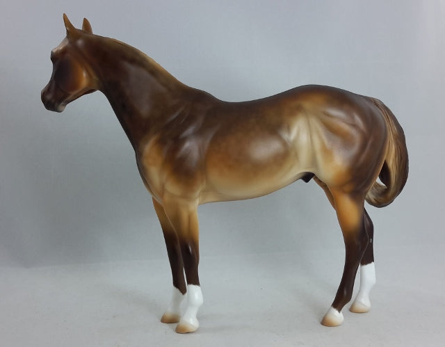 RUM RUNNER - Chestnut Horse Sculpture by Sheila Bishop