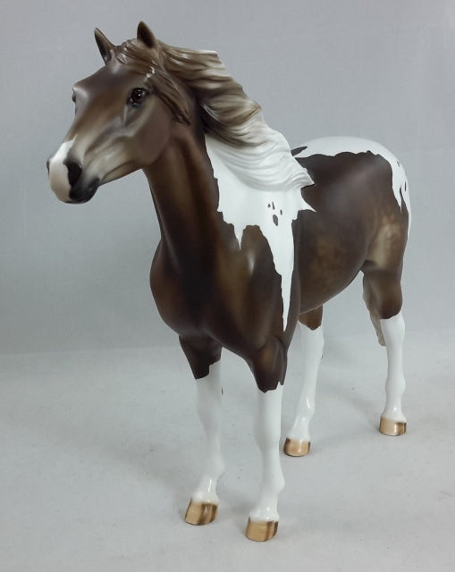 GLORY - OOAK Pinto Mustang Model Horse