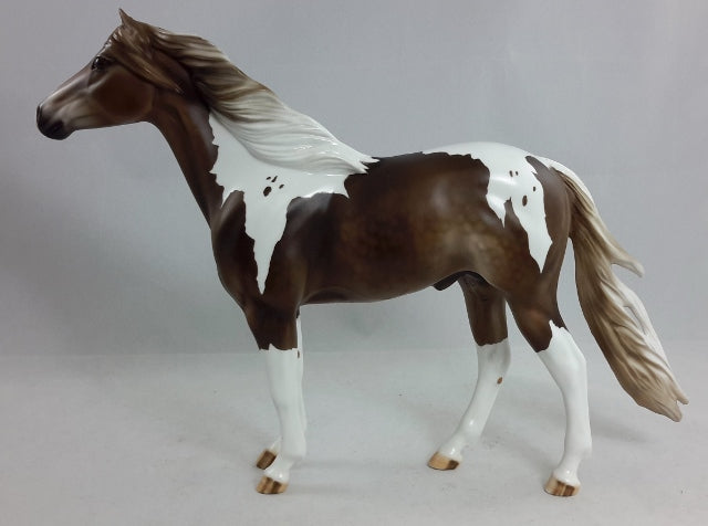 GLORY - OOAK Pinto Mustang Model Horse