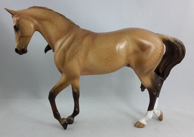 OOAK Dun Horse Sculpture