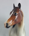 PEACE MAKER - Bay Roan Stock Model Horse