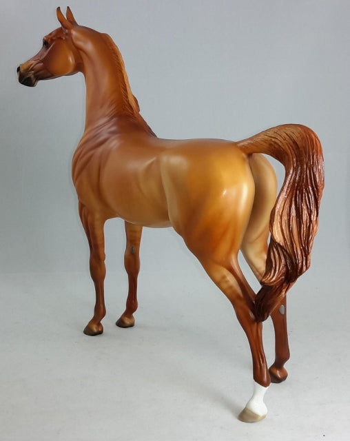 SRIRACHA - Red Dun Arabian Model Horse