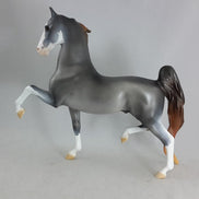 CARAWAY - Chestnut Sabino Going Gray Saddlebred Model Horse - Fall Edition