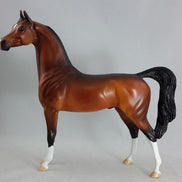 MAHARAJAH - Bay Arabian Model Horse - Fall Edition