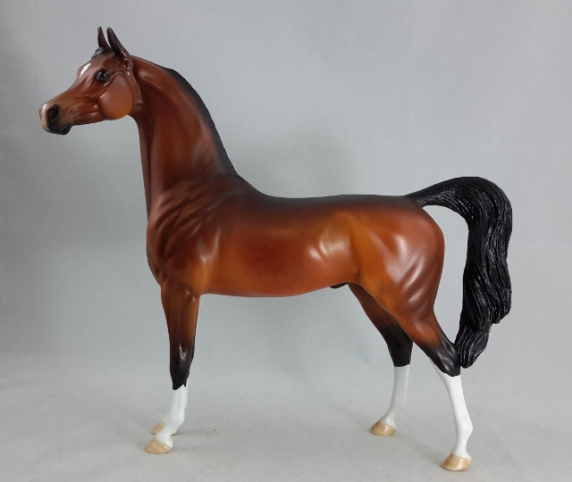 MAHARAJAH - Bay Arabian Model Horse - Fall Edition