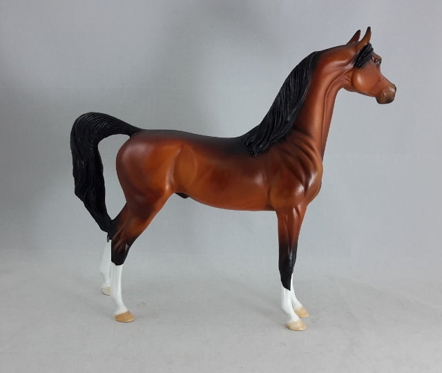 MAHARAJAH - Bay Arabian Model Horse - Fall Edition