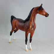 MAHARAJAH - Bay Arabian Model Horse - Fall Edition