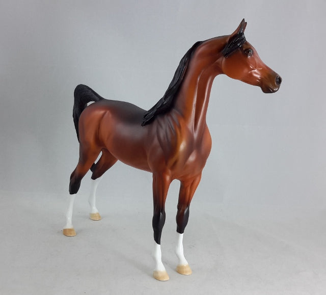 MAHARAJAH - Bay Arabian Model Horse - Fall Edition
