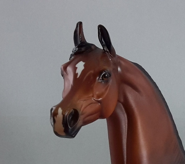 MAHARAJAH - Bay Arabian Model Horse - Fall Edition
