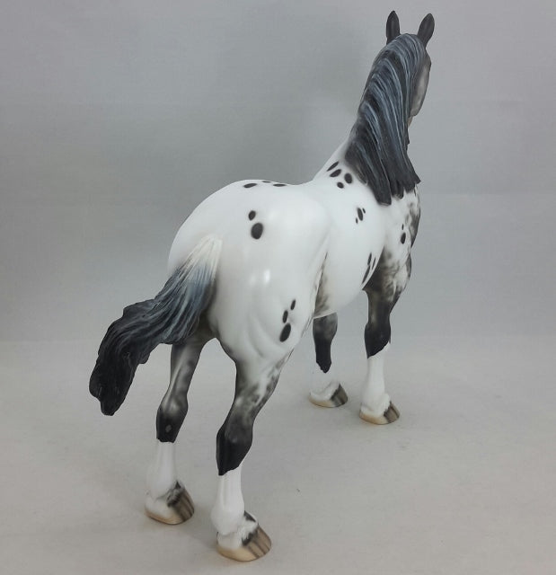 THUNDERHEAD - OOAK Appaloosa Standing Draft Horse
