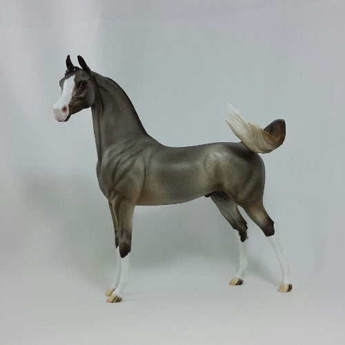 PLYMOUTH - OOAK Gray Flea Bit Arabian